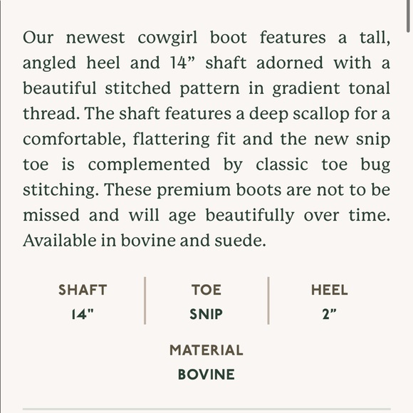 Tecovas | Annie Boots | Size 7 - Picture 5 of 8